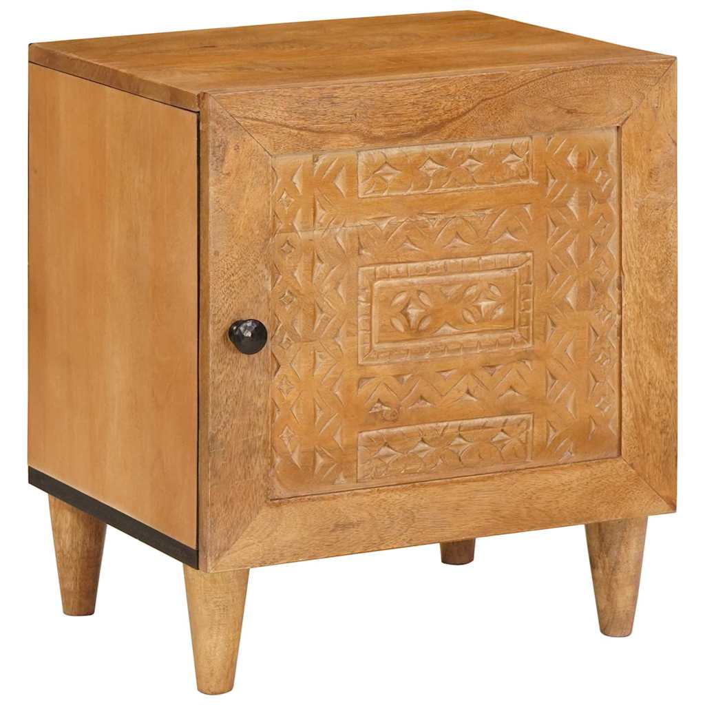 vidaXL Nachttisch Hellbraun 40 x 33 x 46 cm Massivholz Akazie