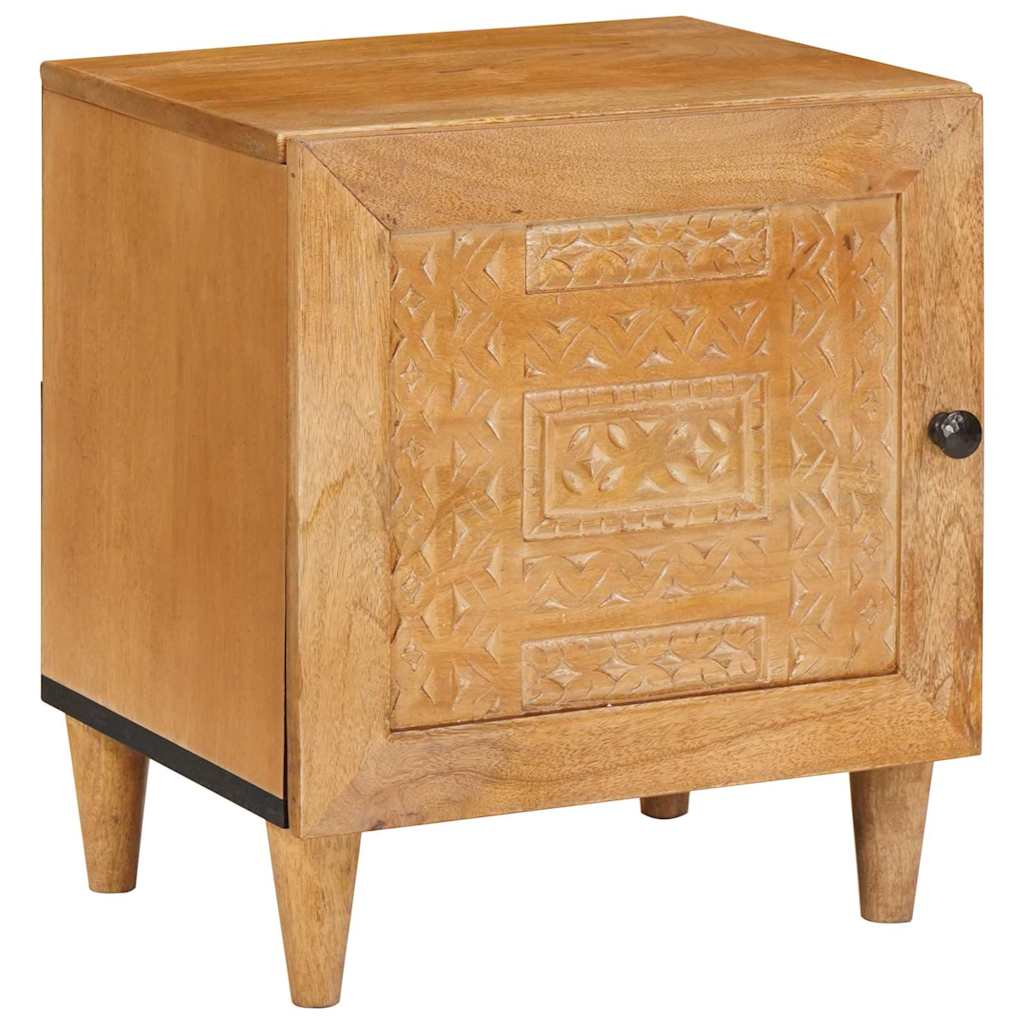 vidaXL Nachttisch Hellbraun 40 x 33 x 46 cm Massivholz Akazie