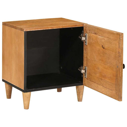 vidaXL Nachttisch Hellbraun 40 x 33 x 46 cm Massivholz Akazie