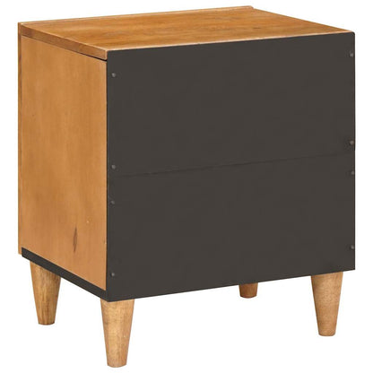 vidaXL Nachttisch Hellbraun 40 x 33 x 46 cm Massivholz Akazie