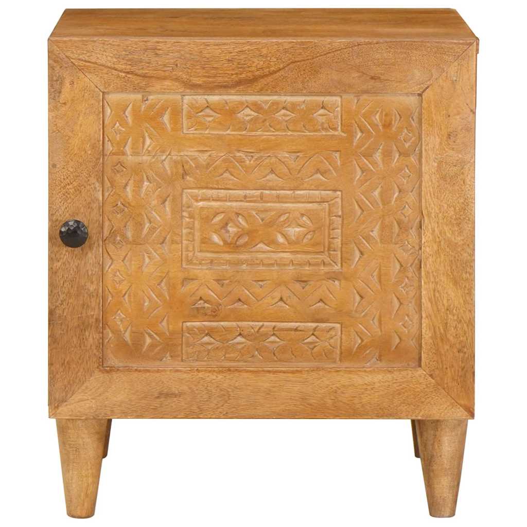 vidaXL Nachttisch Hellbraun 40 x 33 x 46 cm Massivholz Akazie