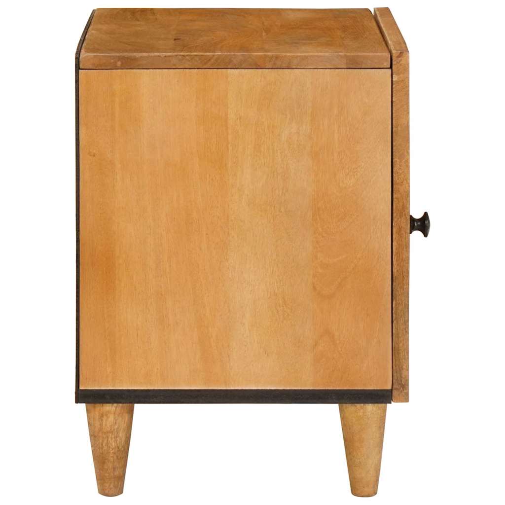 vidaXL Nachttisch Hellbraun 40 x 33 x 46 cm Massivholz Akazie