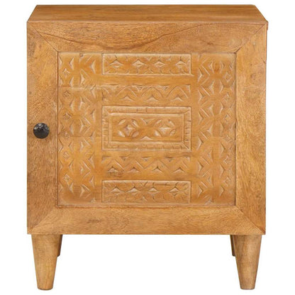 Nachttisch 2 pcs Hellbraun 40 x 33 x 46 cm Massivholz Akazie