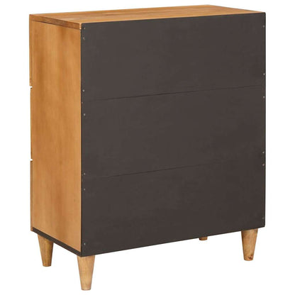 vidaXL Sideboard Hellbraun 60 x 33 x 75 cm massives Mangoholz