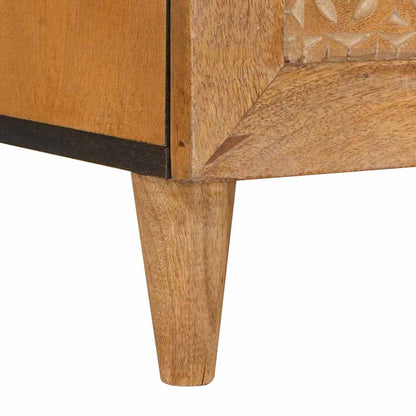 vidaXL Nachttisch Hellbraun 50 x 33 x 62 cm Massivholz Akazie