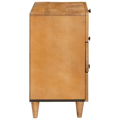 vidaXL Nachttisch Hellbraun 50 x 33 x 62 cm Massivholz Akazie
