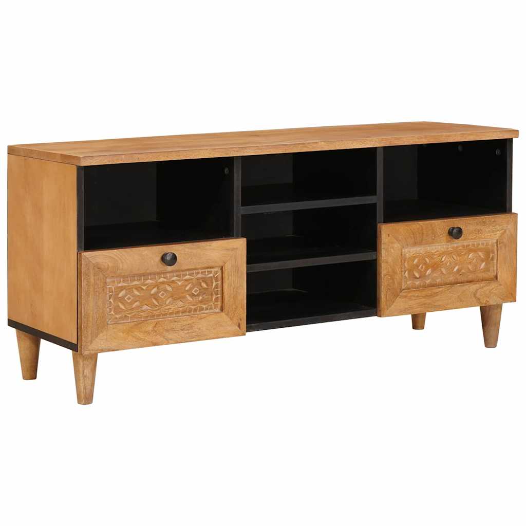 TV-Einheiten mit Regal Hellbraun 100 x 33 x 46 cm Holzwerkstoff