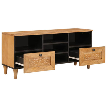 TV-Einheiten mit Regal Hellbraun 100 x 33 x 46 cm Holzwerkstoff
