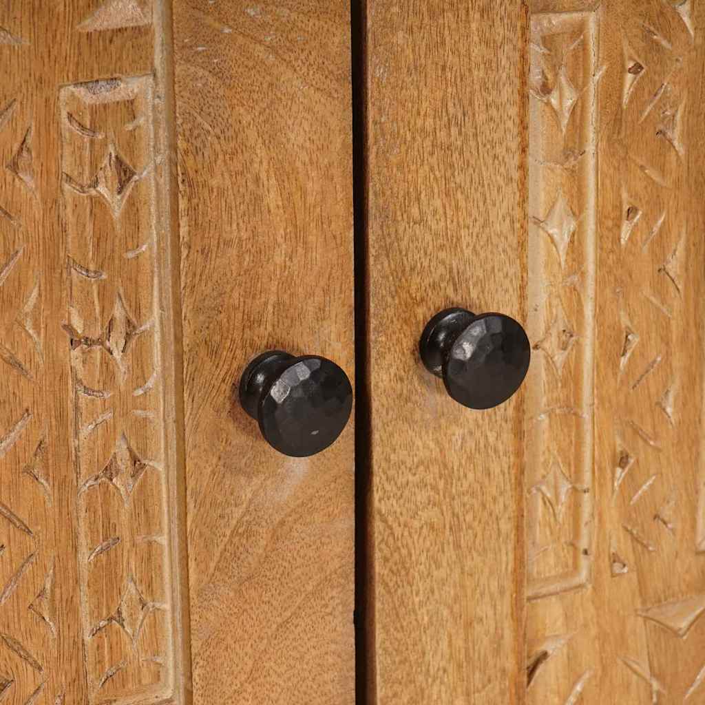 vidaXL Badezimmerschrank Wandmontiert Hellbraun 62 x 33 x 58 cm