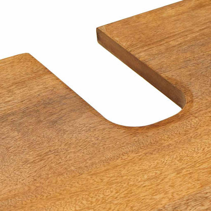 vidaXL Badezimmerschrank Wandmontiert Hellbraun 62 x 33 x 58 cm