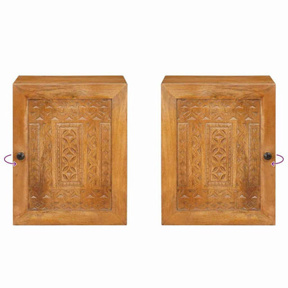 vidaXL Badezimmerschrank Hellbraun 38 x 33 x 48 cm Holzwerkstoff