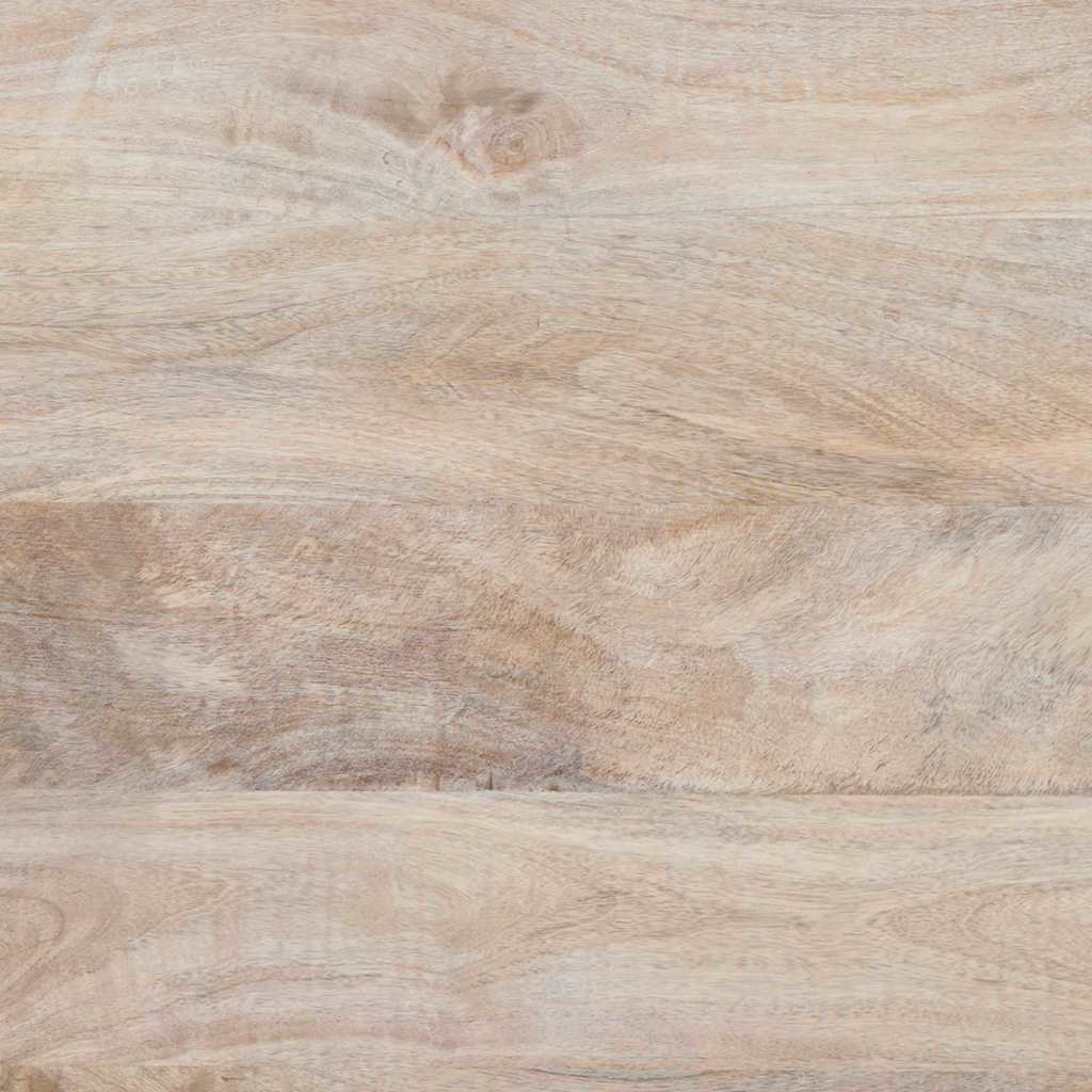 Nachttisch Beige 40 x 33 x 46 cm Massivholz Akazie