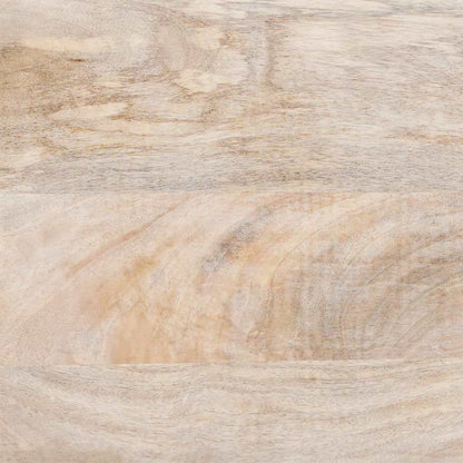 vidaXL Nachttisch Beige 40 x 33 x 46 cm Massivholz Akazie