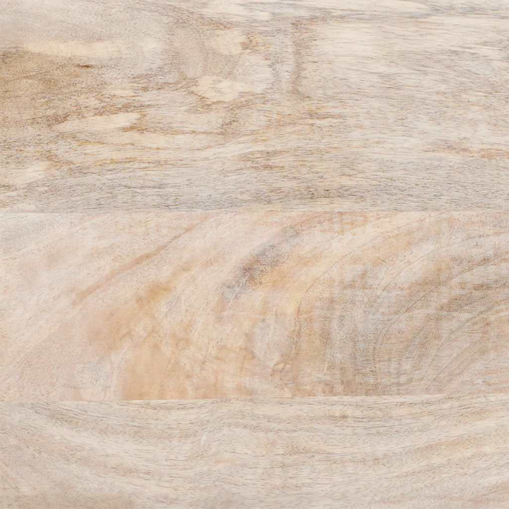 vidaXL Nachttisch mit Regal Beige 50 x 33 x 62 cm Massivholz Akazie