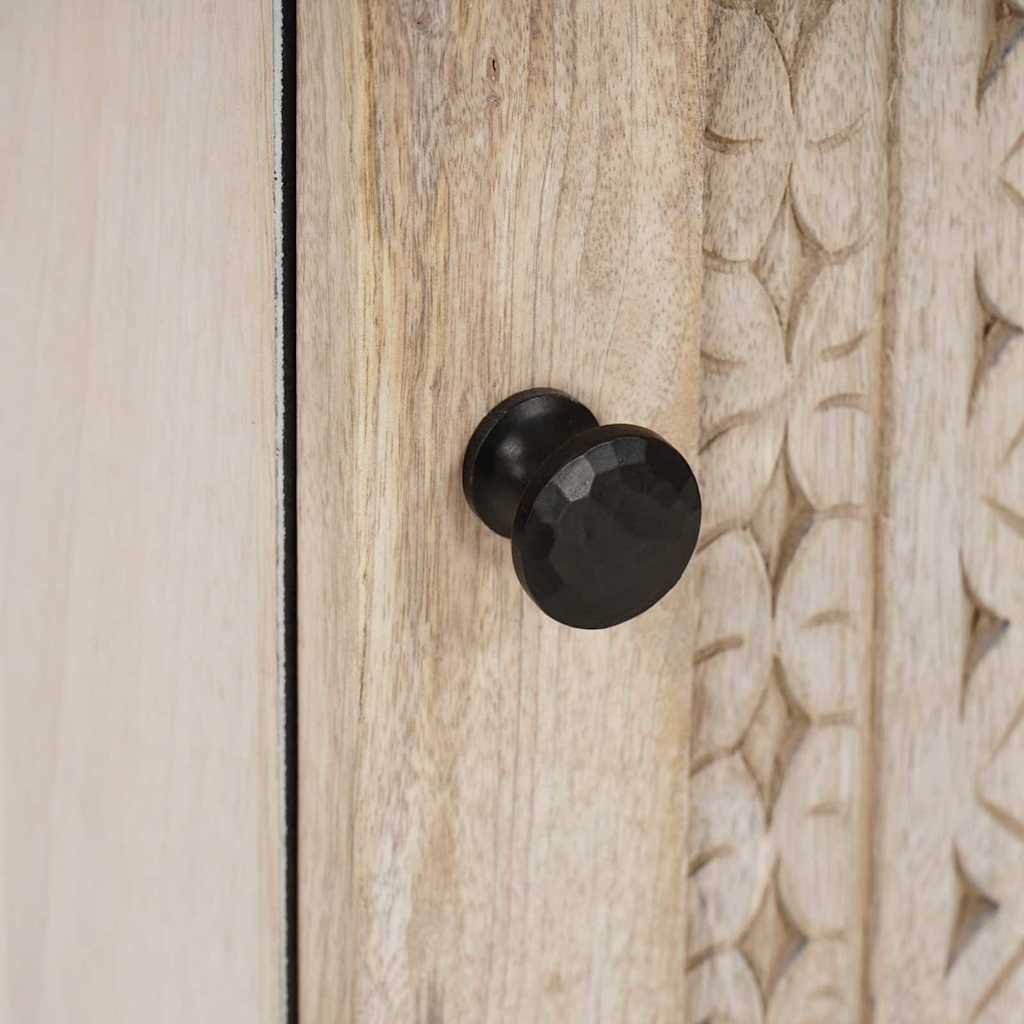 vidaXL Badezimmerschrank mit Tür Weiß 38 x 33 x 58 cm Holzwerkstoff