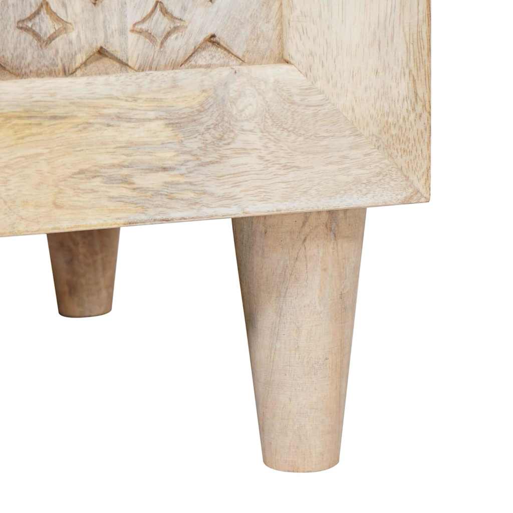 vidaXL Badezimmerschrank mit Tür Weiß 38 x 33 x 58 cm Holzwerkstoff