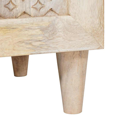vidaXL Badezimmerschrank mit Tür Weiß 38 x 33 x 58 cm Holzwerkstoff