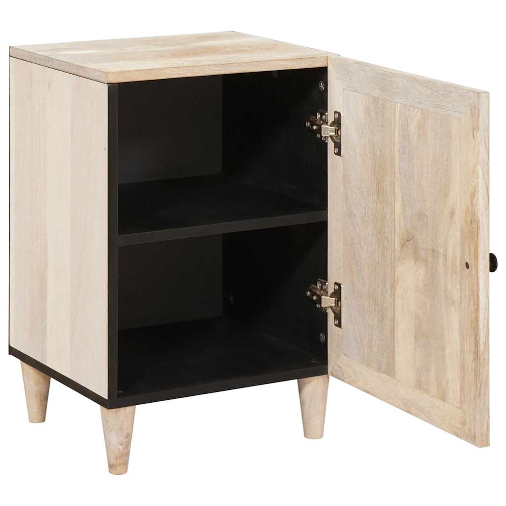 vidaXL Badezimmerschrank mit Tür Weiß 38 x 33 x 58 cm Holzwerkstoff
