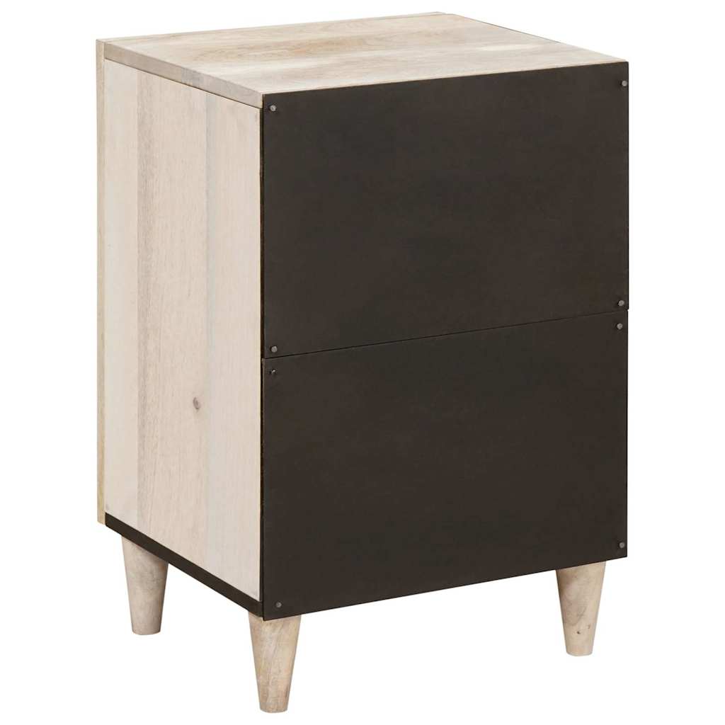 vidaXL Badezimmerschrank mit Tür Weiß 38 x 33 x 58 cm Holzwerkstoff