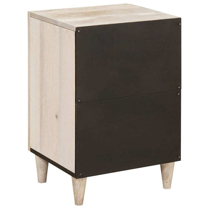 vidaXL Badezimmerschrank mit Tür Weiß 38 x 33 x 58 cm Holzwerkstoff