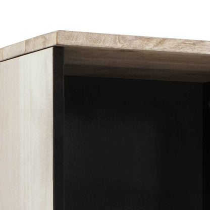 vidaXL Badezimmerschrank mit Regal Weiß 38 x 33 x 160 cm Holzwerkstoff