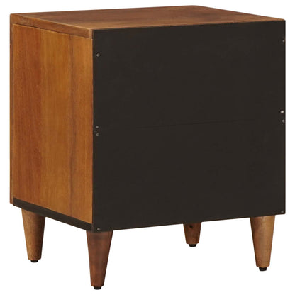 vidaXL Nachttisch Braun 40 x 33 x 46 cm Massivholz Mango