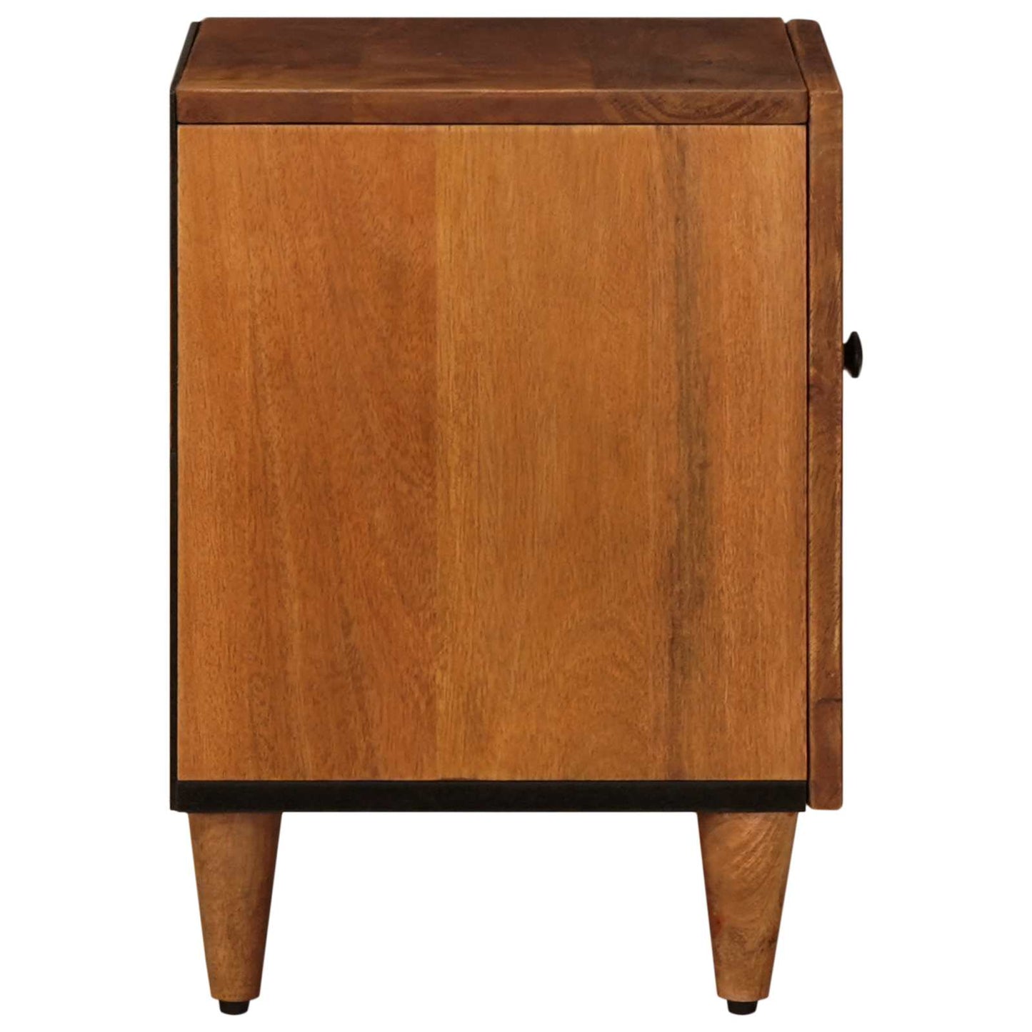 vidaXL Nachttisch Braun 40 x 33 x 46 cm Massivholz Mango