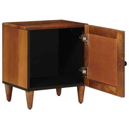 vidaXL Nachttisch 2 pcs Braun 40 x 33 x 46 cm Massivholz Mango