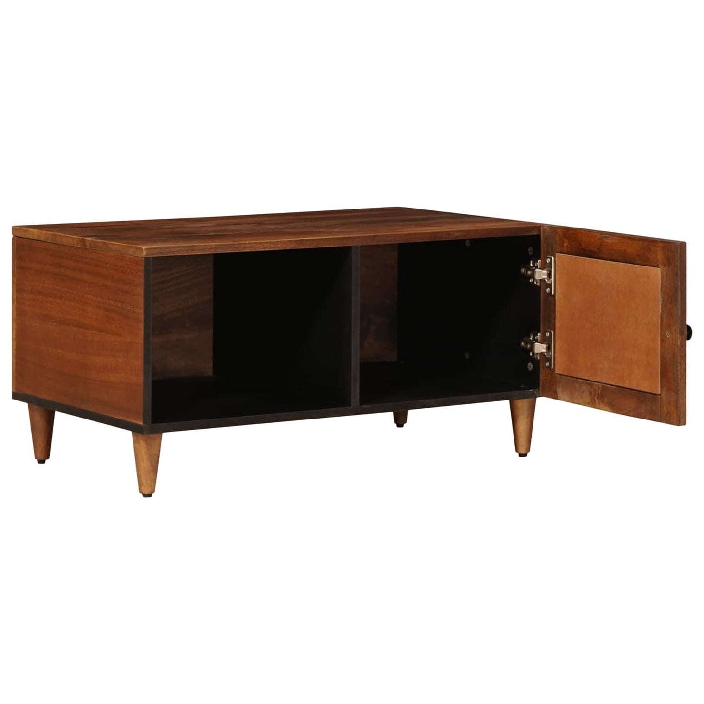 vidaXL Couchtisch Braun 80 x 50 x 40 cm Massivholz Mango