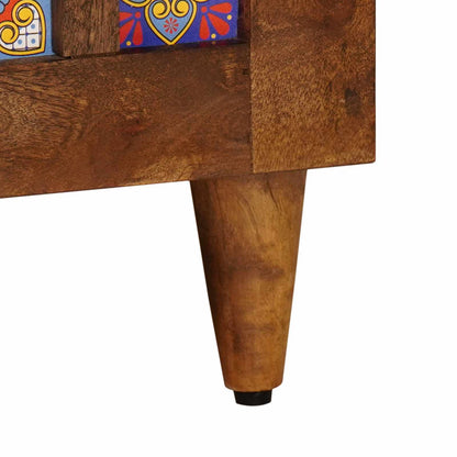 Couchtisch Braun 80 x 50 x 40 cm Massivholz Mango