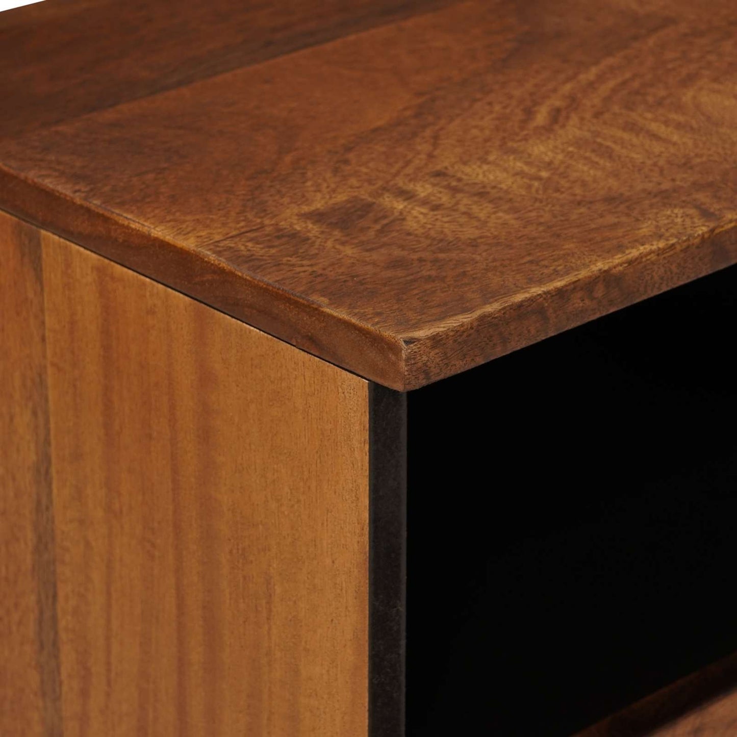 vidaXL Nachttisch Braun 40 x 33 x 46 cm Massivholz Mango