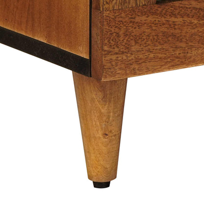 vidaXL Nachttisch Braun 40 x 33 x 46 cm Massivholz Mango