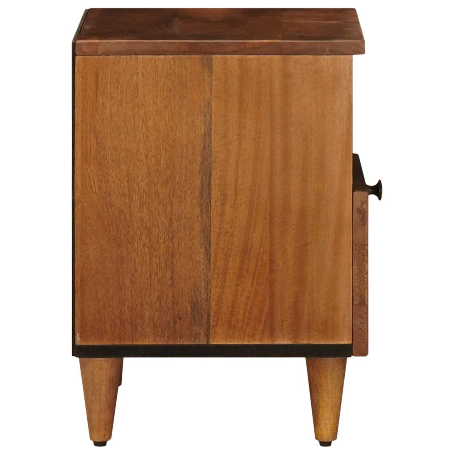 vidaXL Nachttisch Braun 40 x 33 x 46 cm Massivholz Mango
