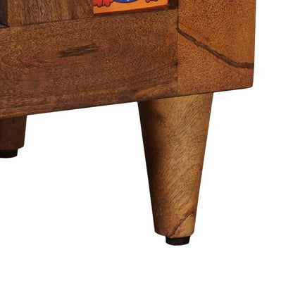 vidaXL Nachttisch Braun 50 x 33 x 60 cm Massivholz Mango