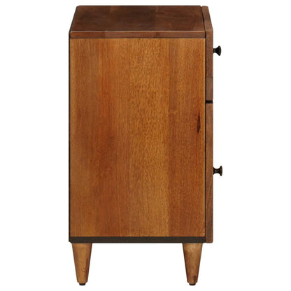 vidaXL Nachttisch Braun 50 x 33 x 60 cm Massivholz Mango