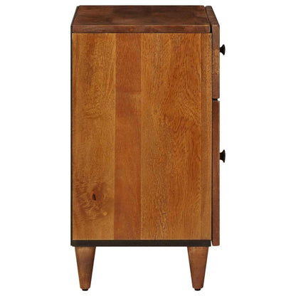 vidaXL Nachttisch Braun 50 x 33 x 60 cm Massivholz Mango