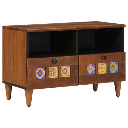 vidaXL Couchtisch Braun 80 x 54 x 40 cm Massivholz Mango