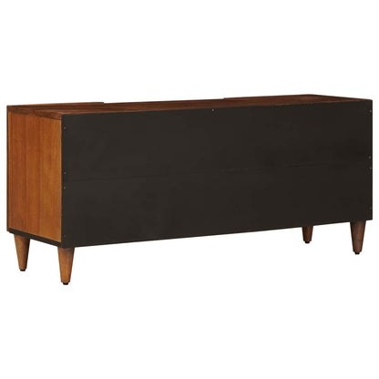 vidaXL TV-Schränk mit Tür Walnuss 105 x 33 x 46 cm Massivholz Mango