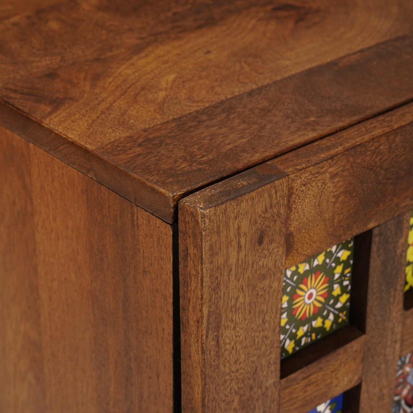 Badezimmer Hängeschrank mit Speicher Walnuss 38 x 33 x 48 cm