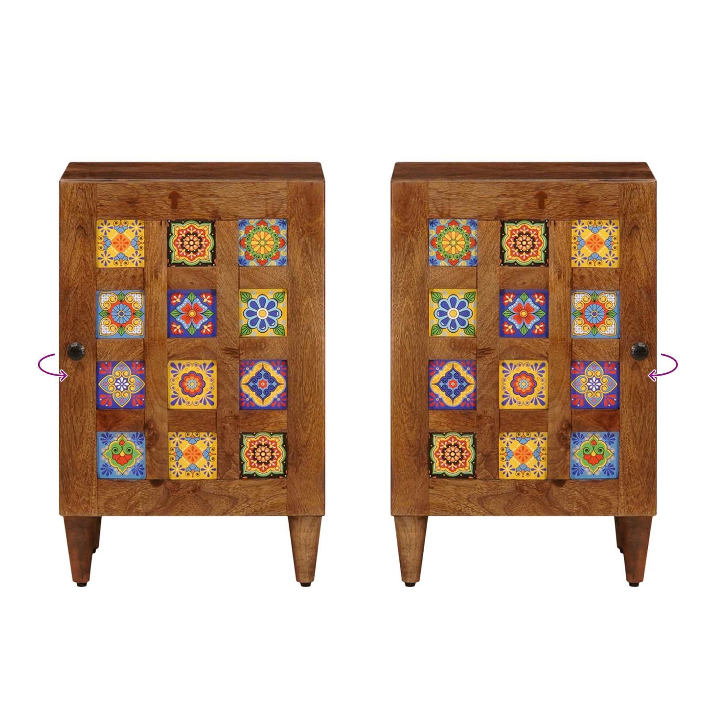 Badezimmerschrank mit Speicher mit Tür Walnuss 38 x 33 x 58 cm