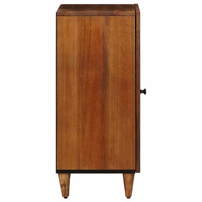 Sideboard mit Speicher Walnuss 40 x 33 x 75 cm Massivholz Mango