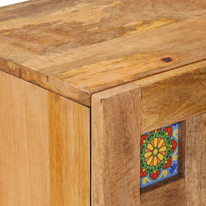 Sideboard Natur 60 x 33,5 x 75 cm Massivholz Mango