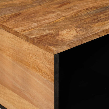 Couchtisch Natur 80 x 50 x 40 cm Massivholz Mango