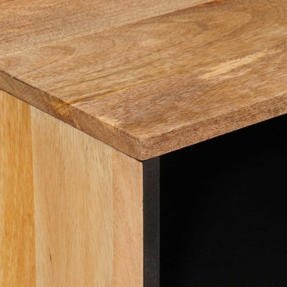 Nachttisch Natur 50 x 33 x 60 cm Massivholz Mango