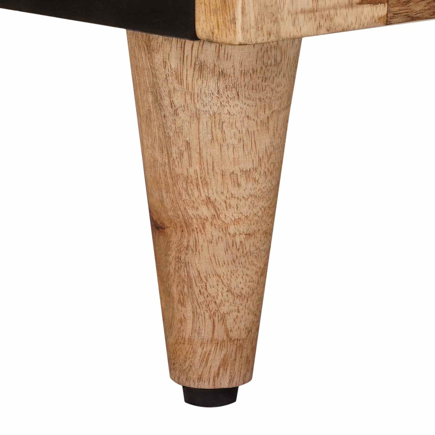 Sideboard mit Speicher Natur 80 x 33,5 x 75 cm Massivholz Mango