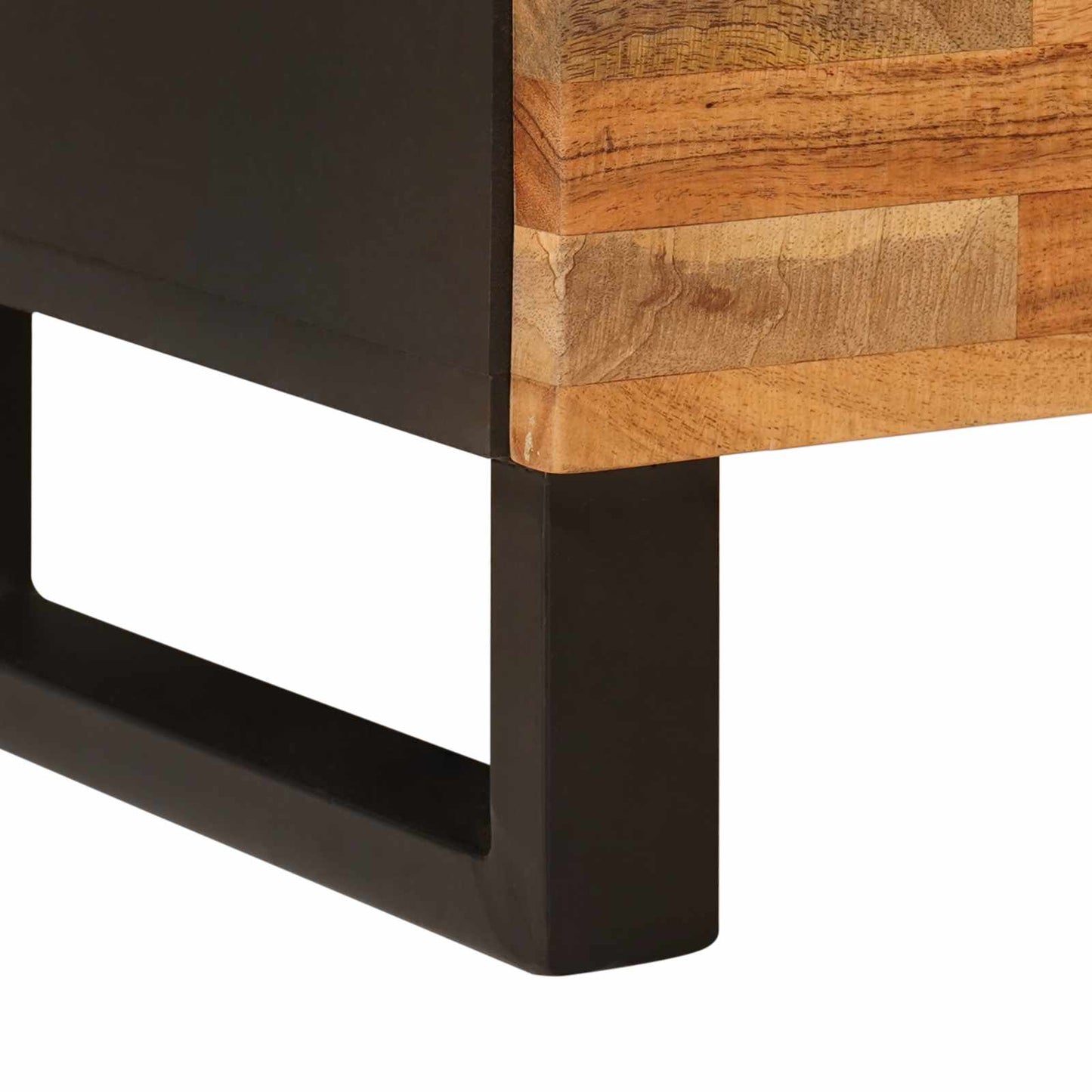 vidaXL Nachttisch Braun 40 x 33 x 46 cm Massivholz Mango