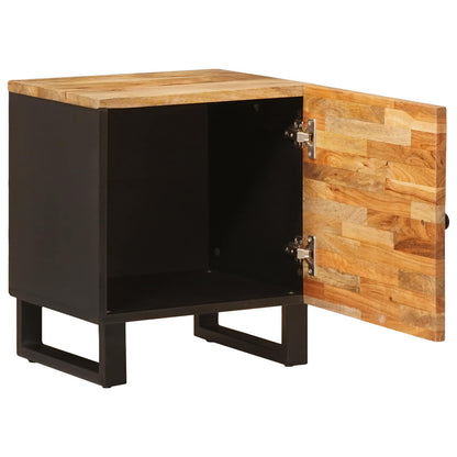 vidaXL Nachttisch 2 pcs Braun 40 x 33 x 46 cm Massivholz Mango