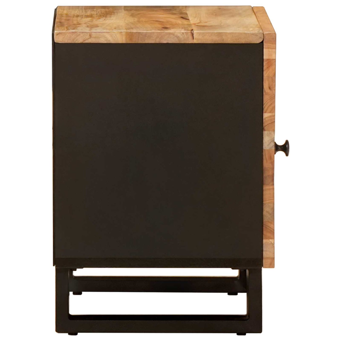 vidaXL Nachttisch 2 pcs Braun 40 x 33 x 46 cm Massivholz Mango