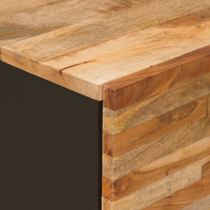 Aufbewahrungs-Sideboard Braun 60 x 33 x 75 cm Massivholz Mango