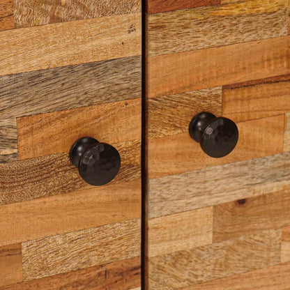 Aufbewahrungs-Sideboard Braun 60 x 33 x 75 cm Massivholz Mango